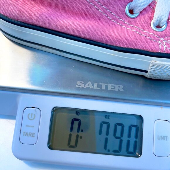 Converse All Stars Pink Low Top Sneakers, Size 7 - Picture 8 of 8